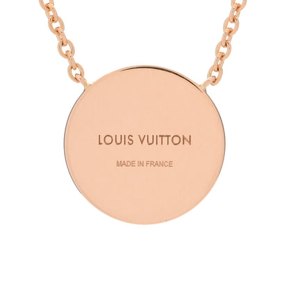 Louis Vuitton 18K Pink Gold Mother Of Pearl Blossom Sun Pendant Necklace 3 of 5