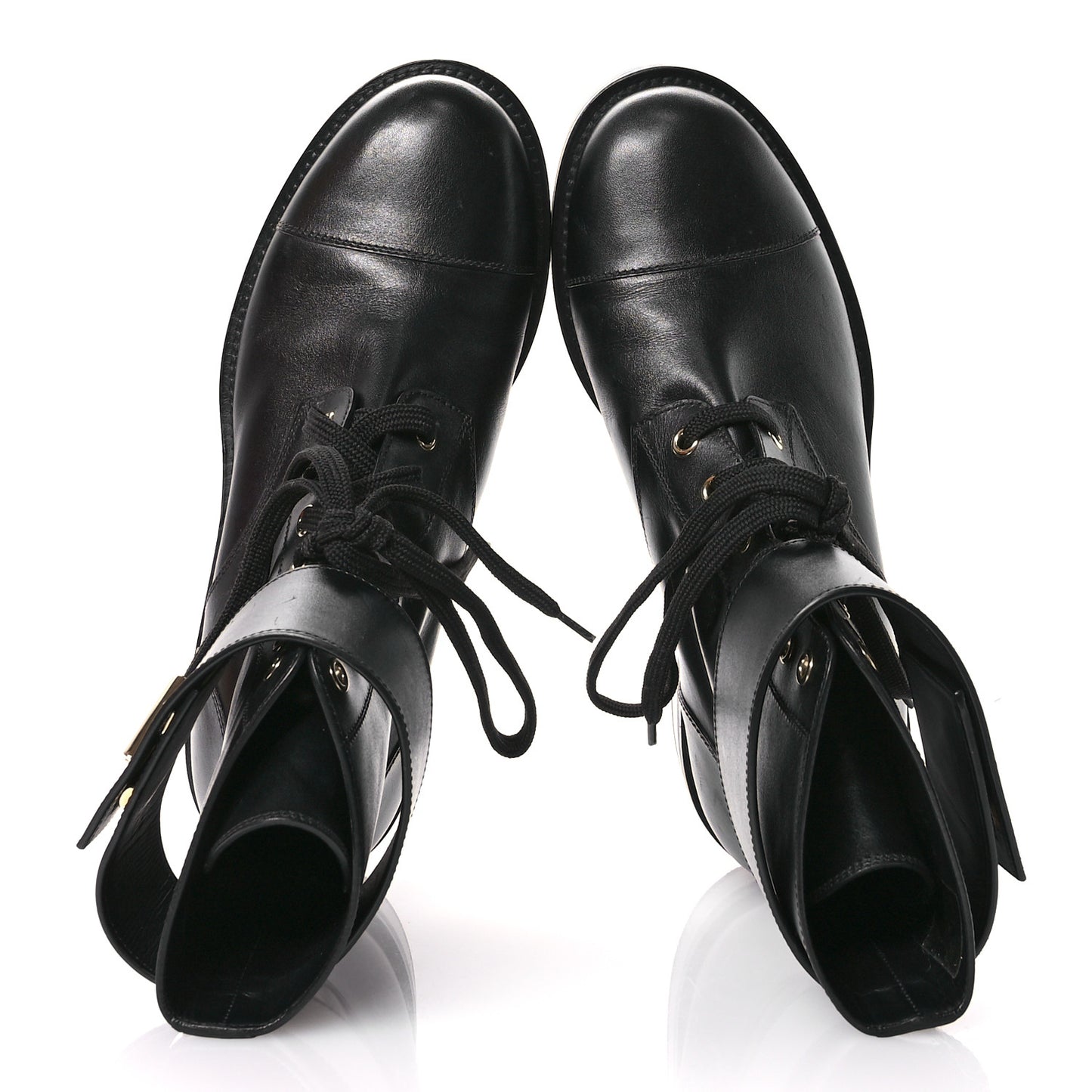 Calfskin Wonderland Ranger Boots 38.5 Black