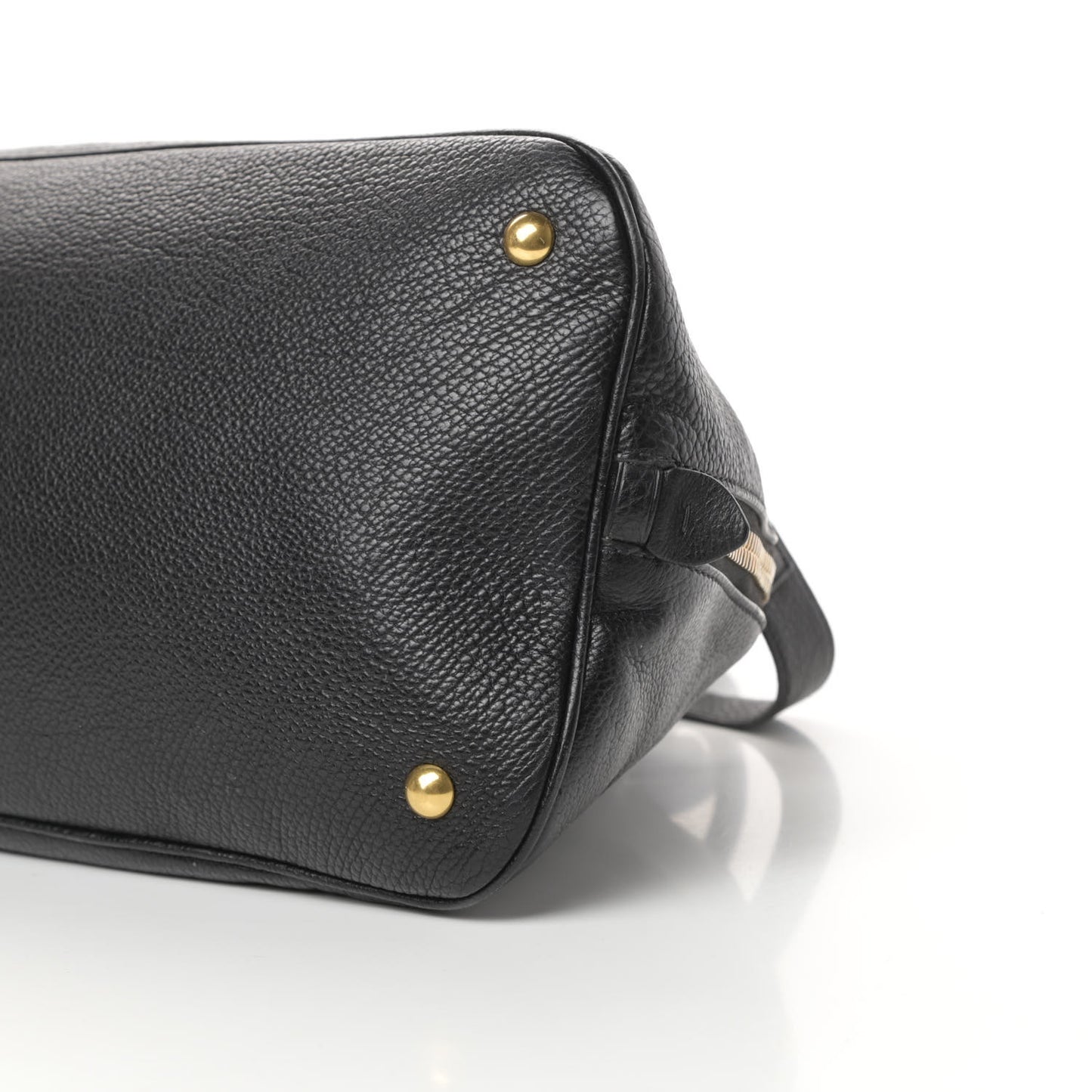 Goatskin Madras Bauletto Black