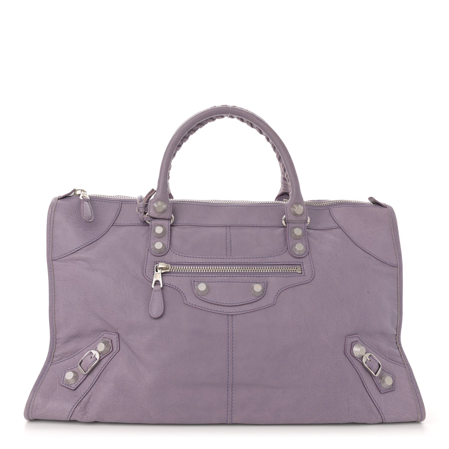 Balenciaga Agneau Giant 12 Silver Hardware Work Glycine 1 of 14