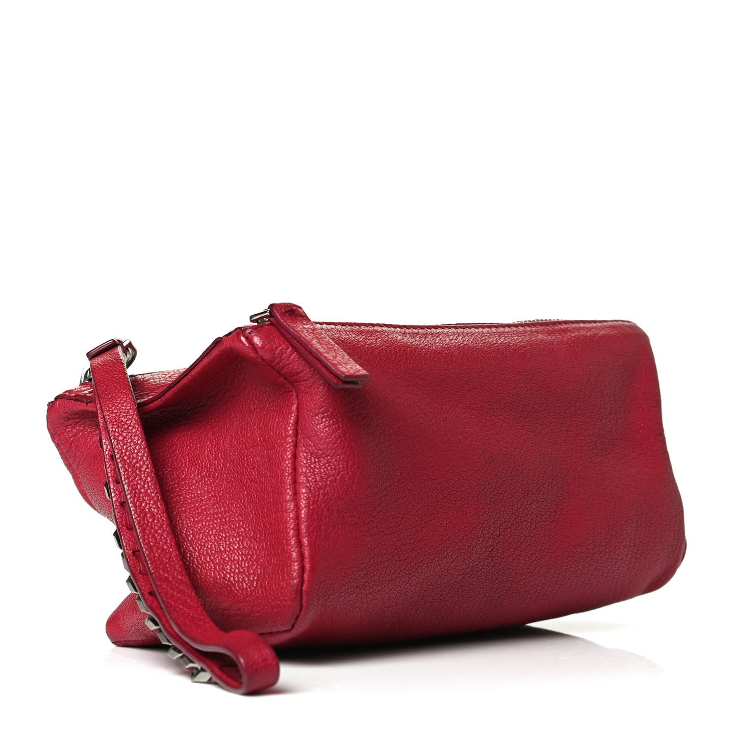 Sugar Goatskin Pandora Wristlet Raspberry