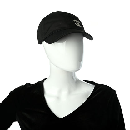 Chanel Cotton CC Cap Hat Black 2 of 8