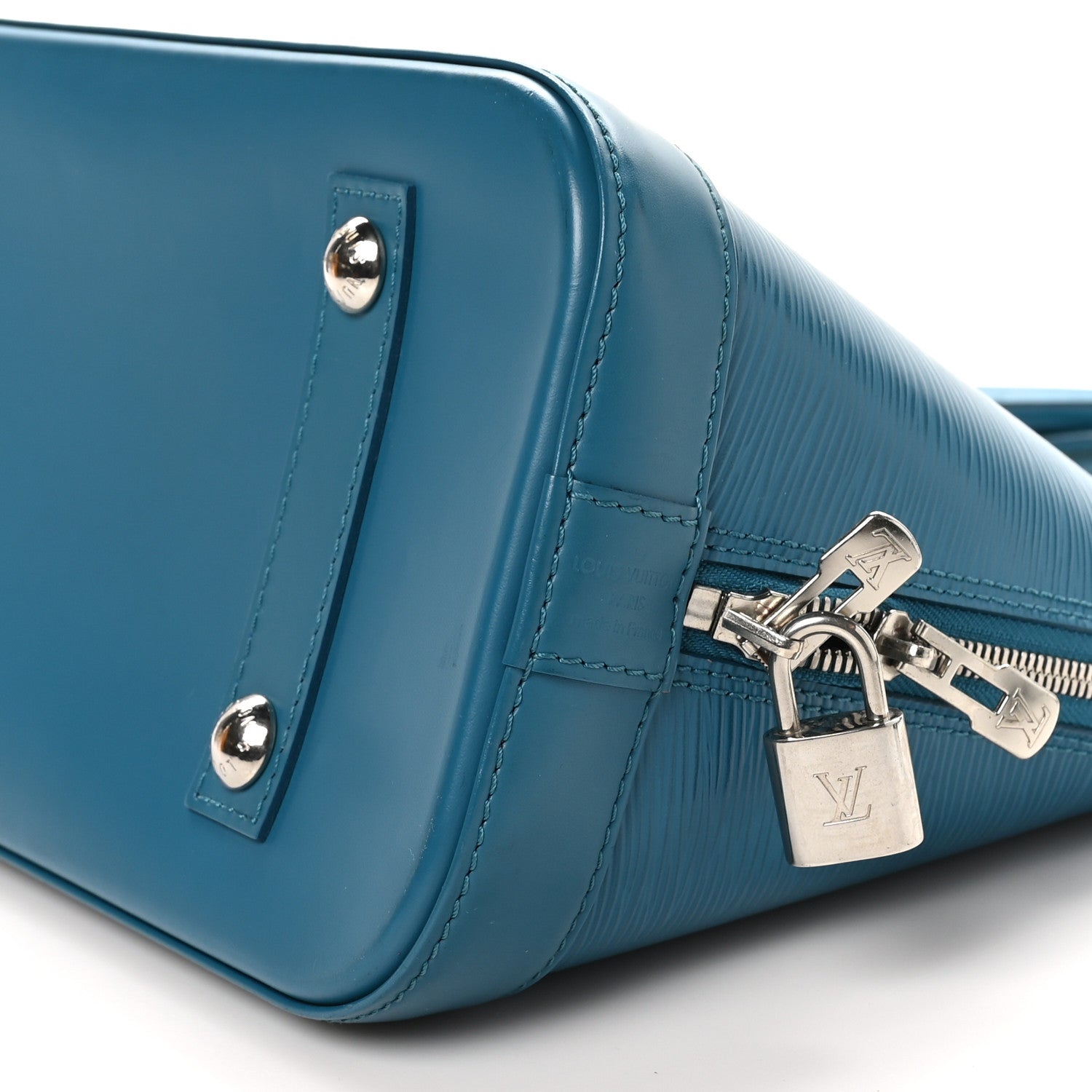 Louis Vuitton Epi Alma PM  Cyan 9 of 10