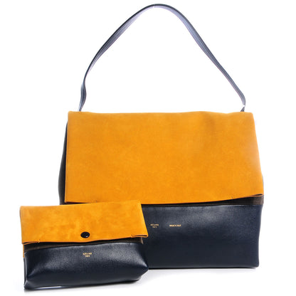 Celine Calfskin Suede All Soft Shoulder Bag Amber 8 of 8