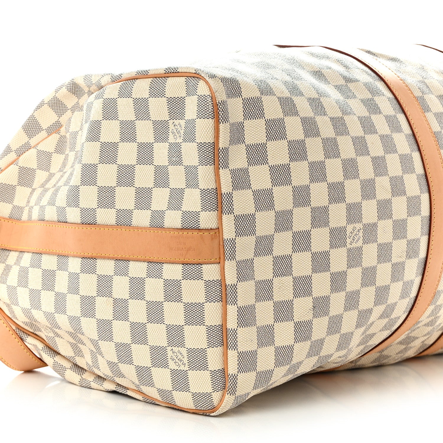 Louis Vuitton Damier Azur Keepall Bandouliere 55 8 of 14