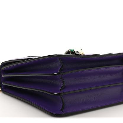 Bulgari Calfskin Serpenti Forever Top Handle Purple 16 of 17