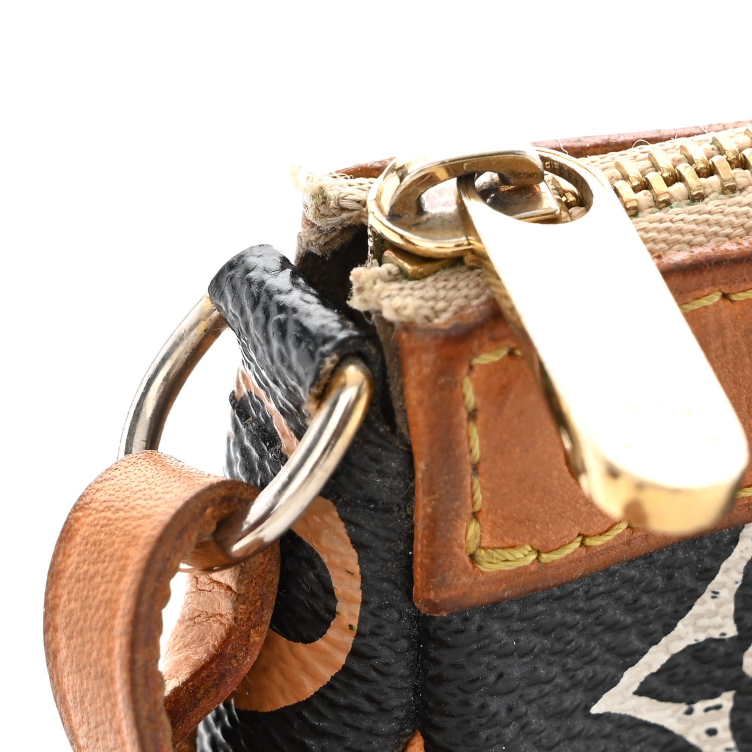Louis Vuitton Monogram Multicolor Pochette Accessories Black 12 of 13