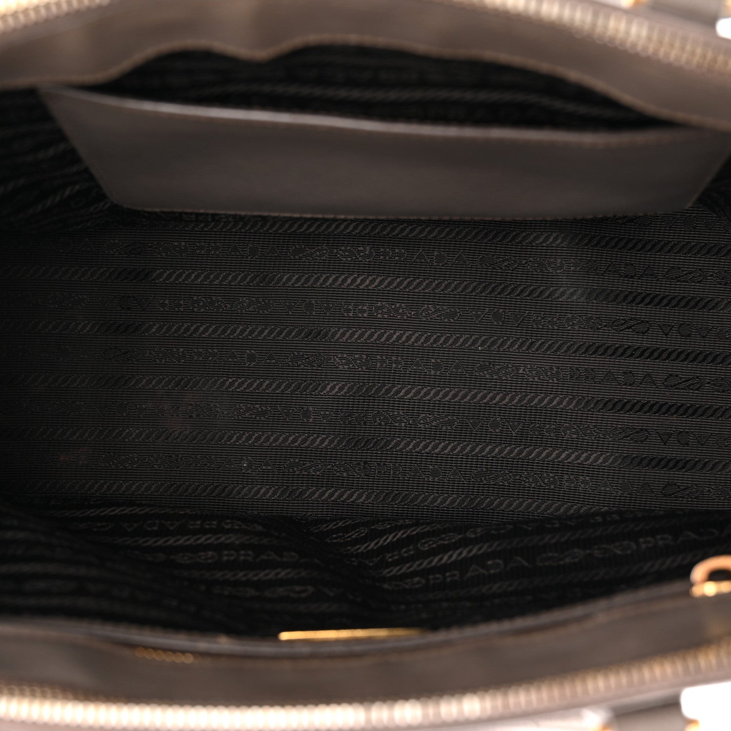 Prada Saffiano Small Galleria Double Zip Tote Argilla 5 of 13