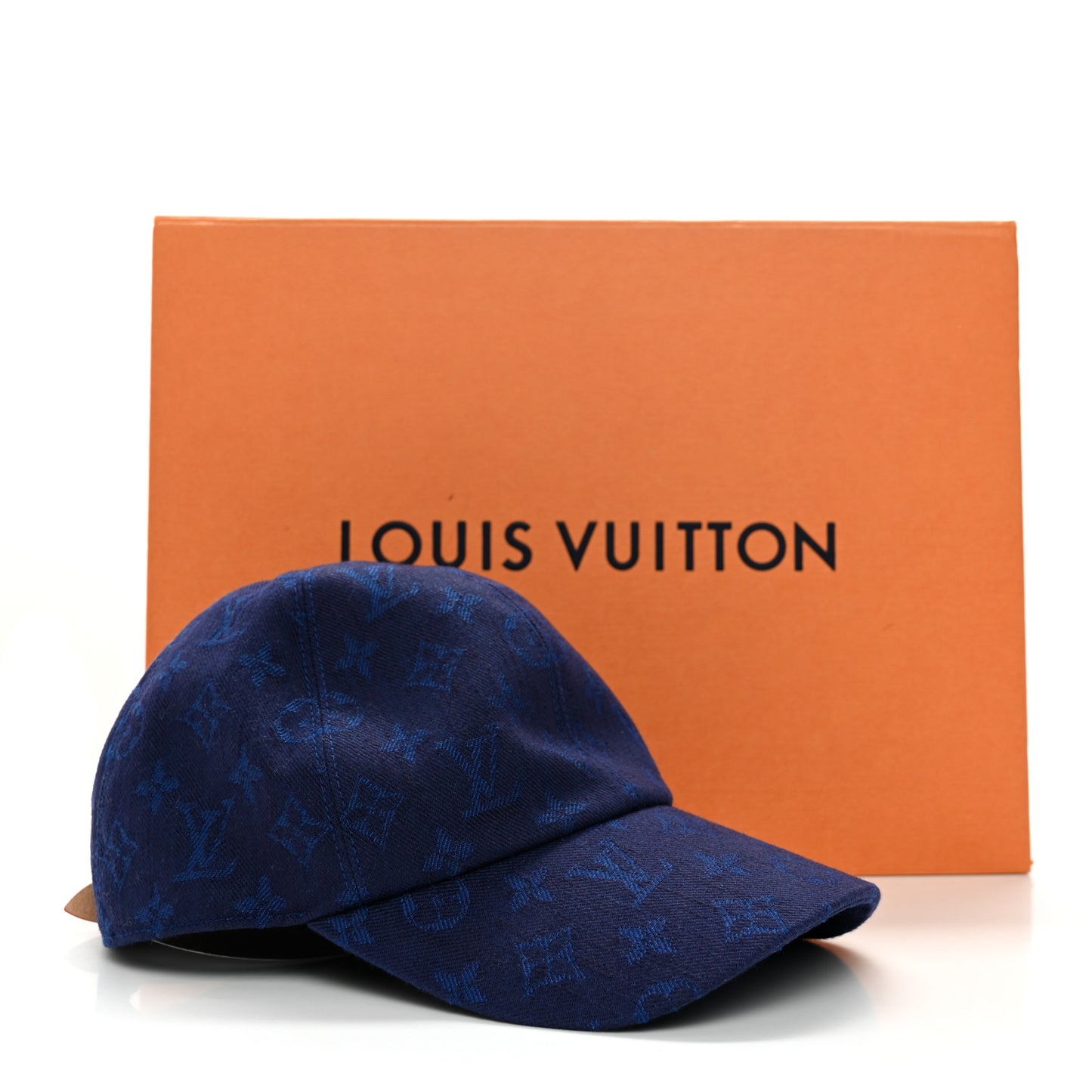 Monogram Jacquard Cap M Blue