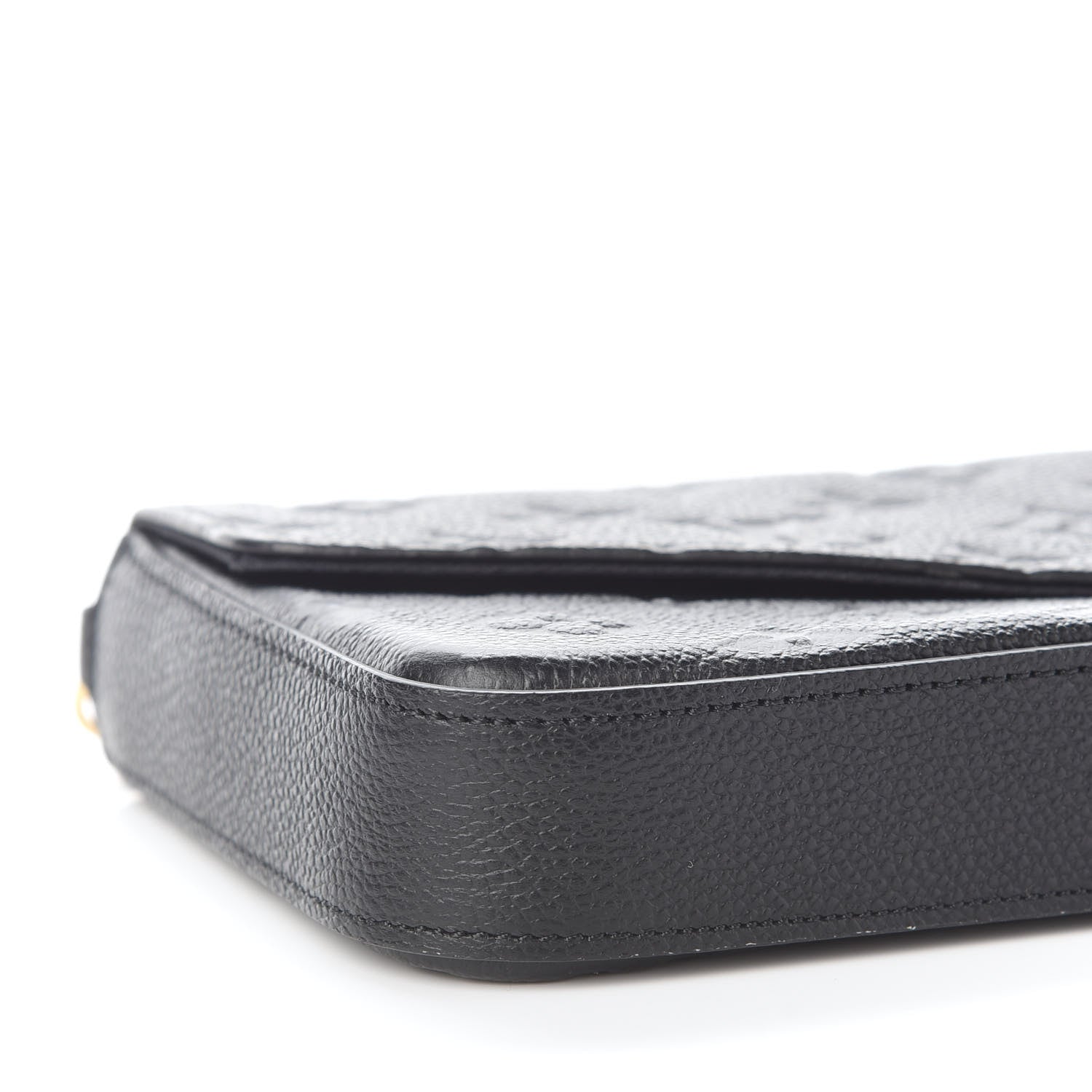 Louis Vuitton Empreinte Pochette Felicie Chain Wallet Black 9 of 10