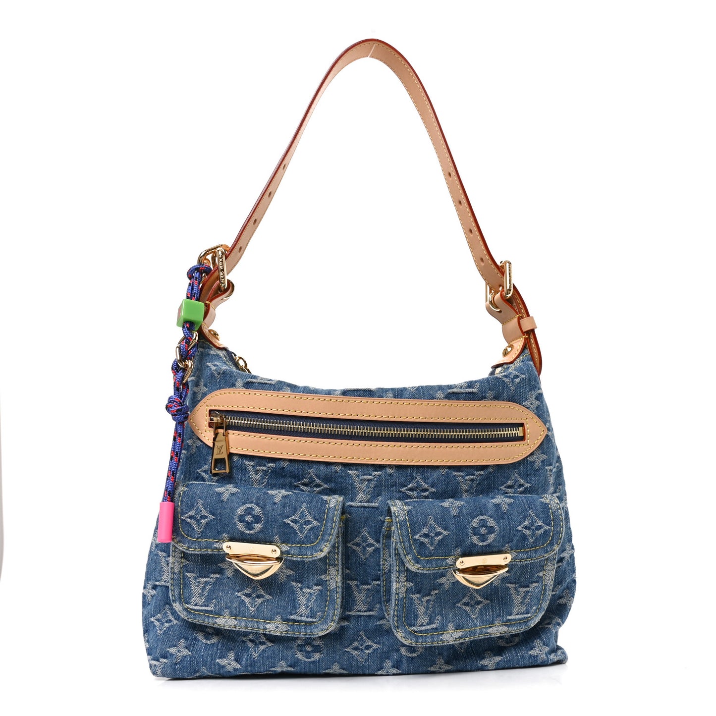 Monogram Denim Baggy NM Blue