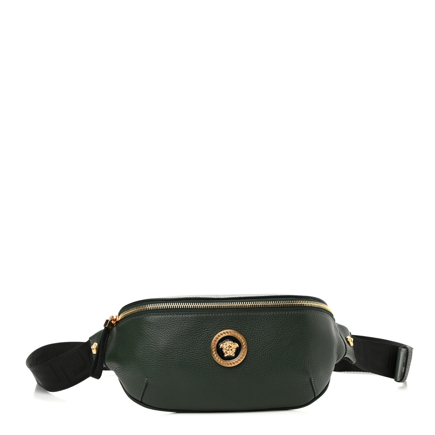 Grained Calfskin Vanitas Medea Belt Bag Green