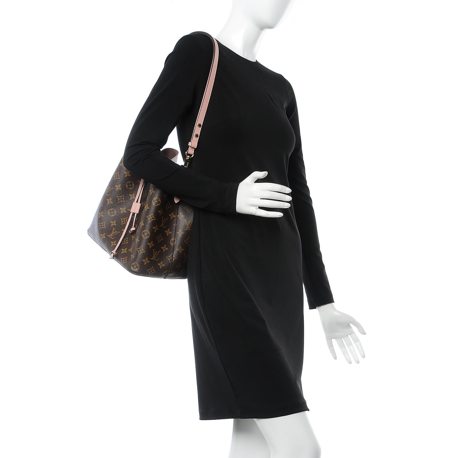 Louis Vuitton Monogram Neonoe MM Rose Poudre 2 of 9