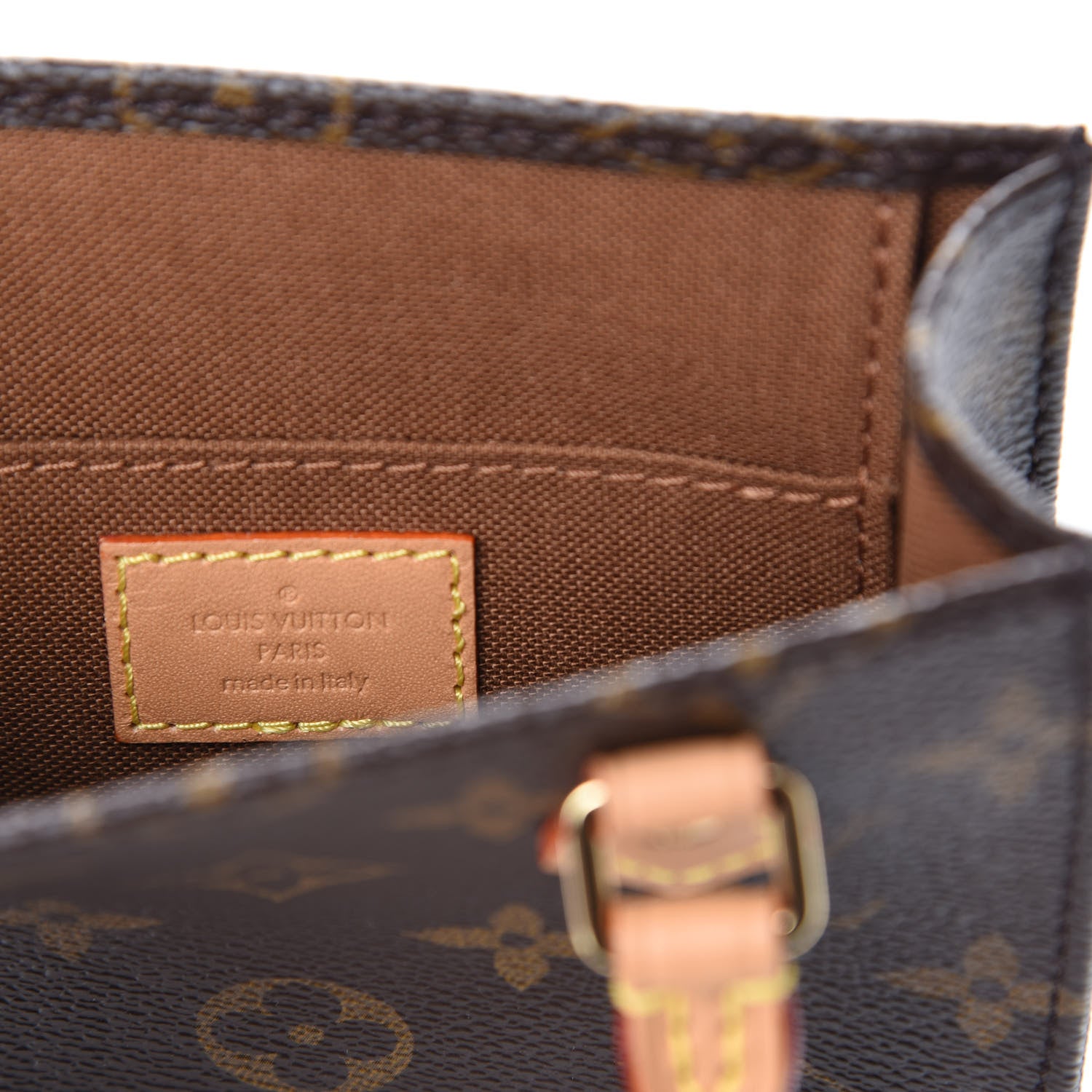 Louis Vuitton Monogram Petit Sac Plat 8 of 10