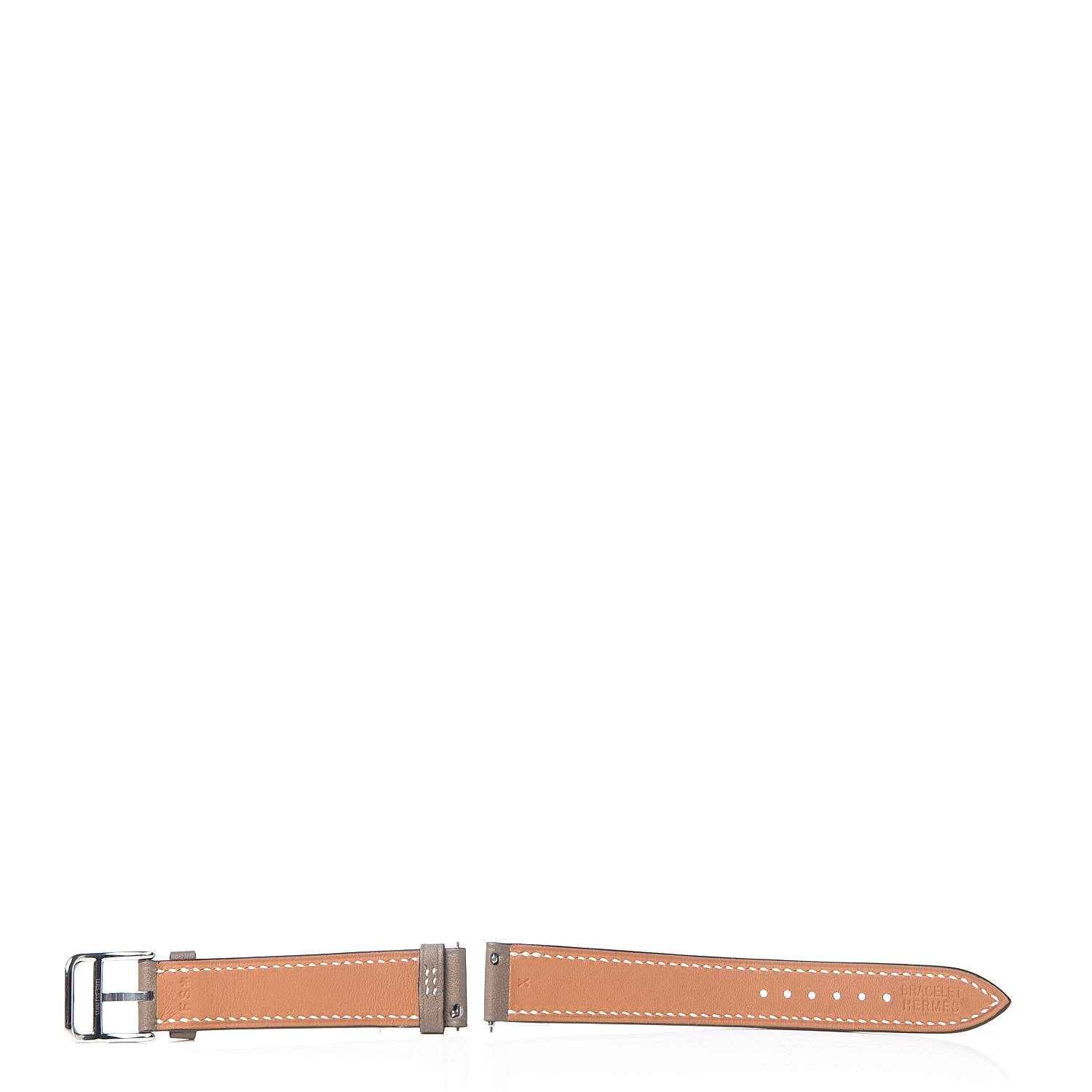 Hermes Swift Heure H PM Watch Strap Etoupe 2 of 4