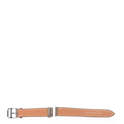 Hermes Swift Heure H PM Watch Strap Etoupe 2 of 4
