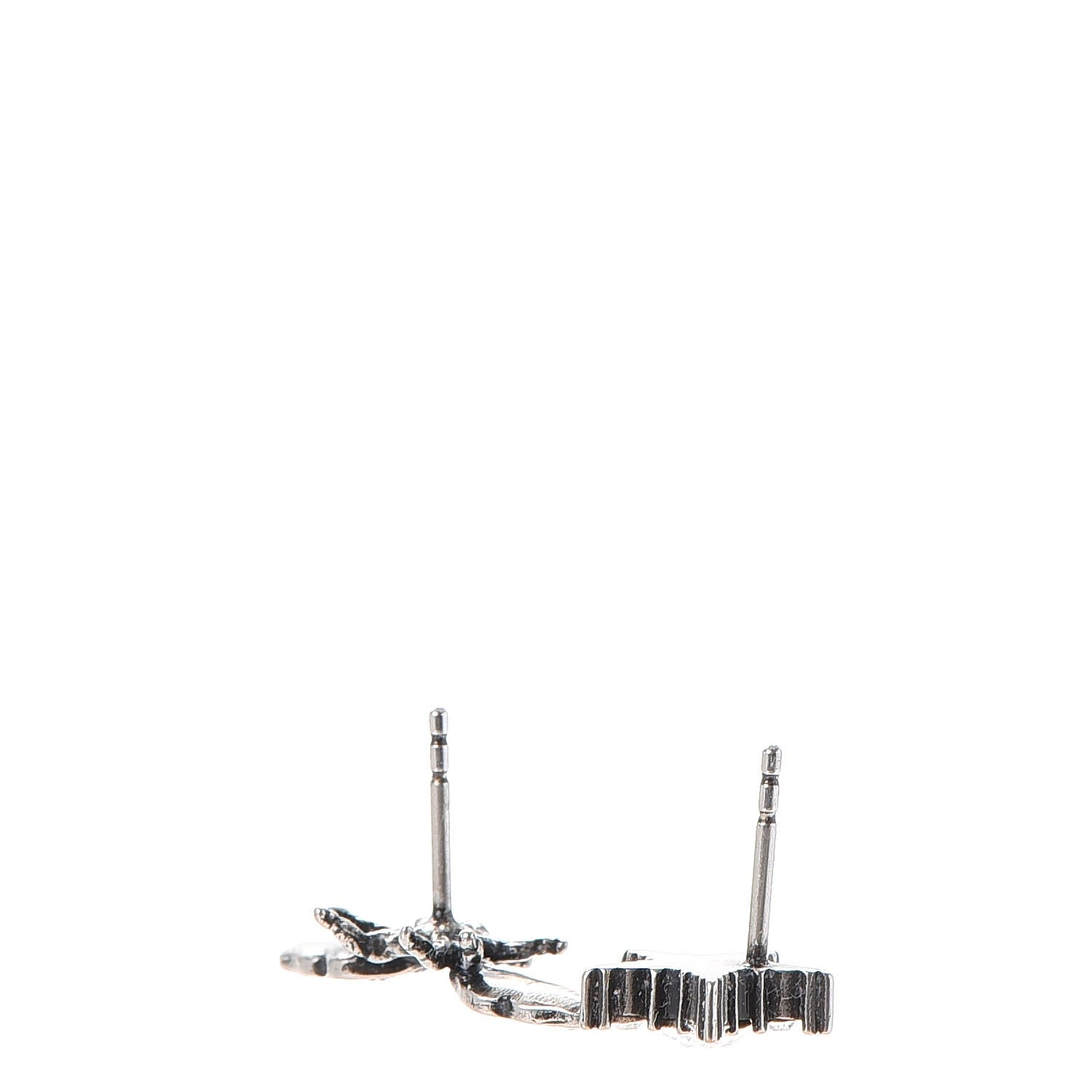 Christian Dior Palladium Crystal J'adior Earrings 4 of 6