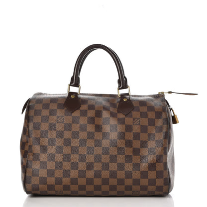 Louis Vuitton Damier Ebene Speedy 30 1 of 14