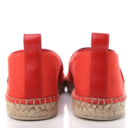 Louis Vuitton Canvas Waterfall Espadrille 40 Rouge 7 of 13