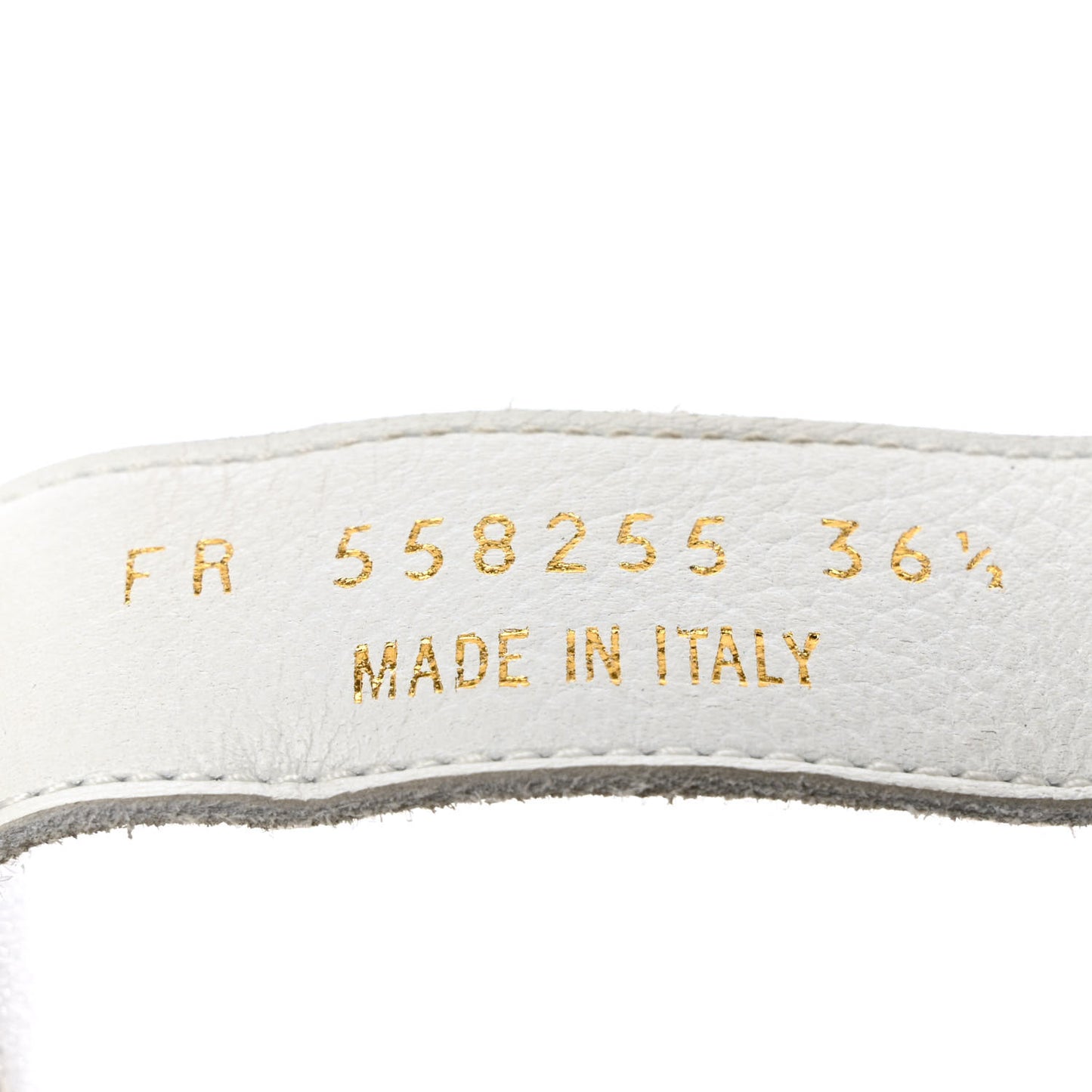 Calfskin Perforated Womens SL24 Sneakers 36.5 White