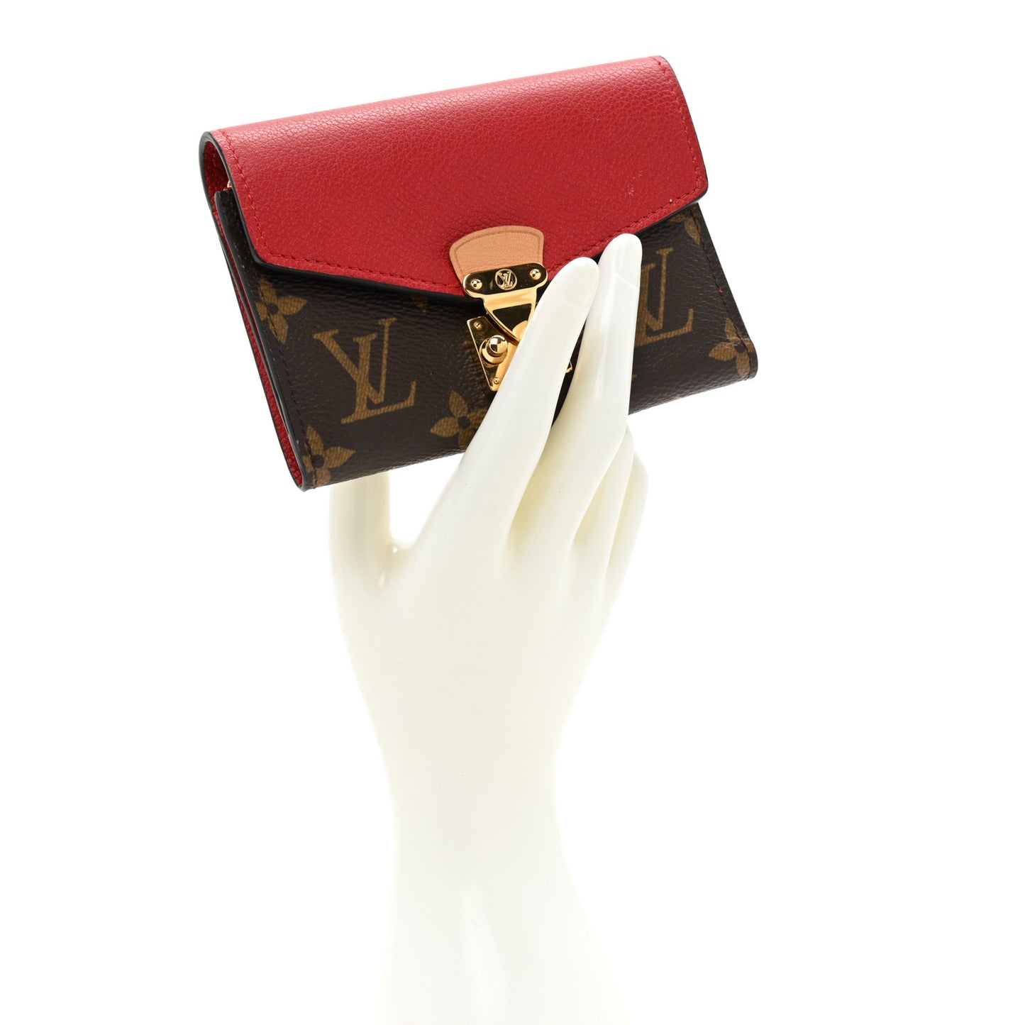 Monogram Pallas Compact Wallet NM Cherry