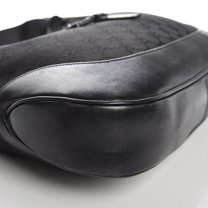 Gucci Monogram Small Jackie O Hobo Black 11 of 17