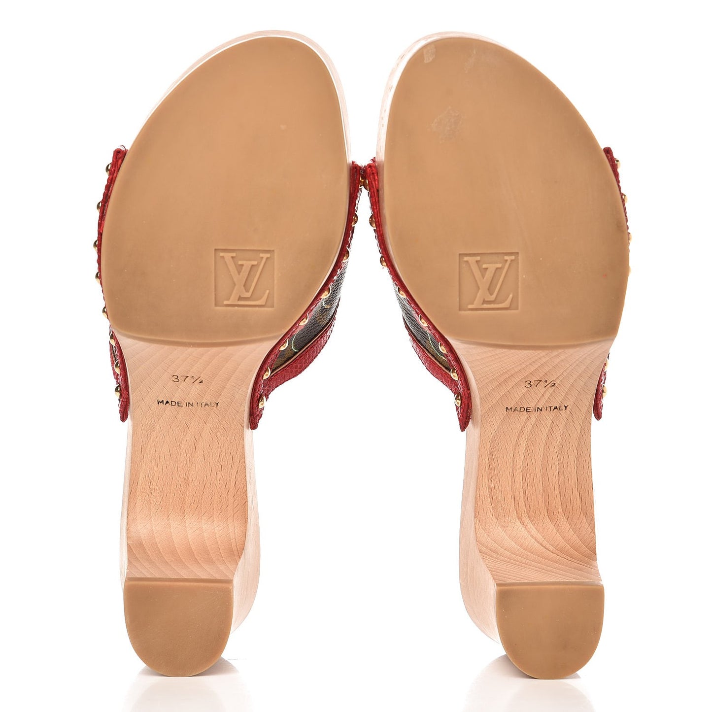 Monogram Cerises Mules Heels 37.5