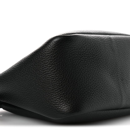 Prada Vitello Daino Soft Mini Zippered Top Handle Bag Black 9 of 10