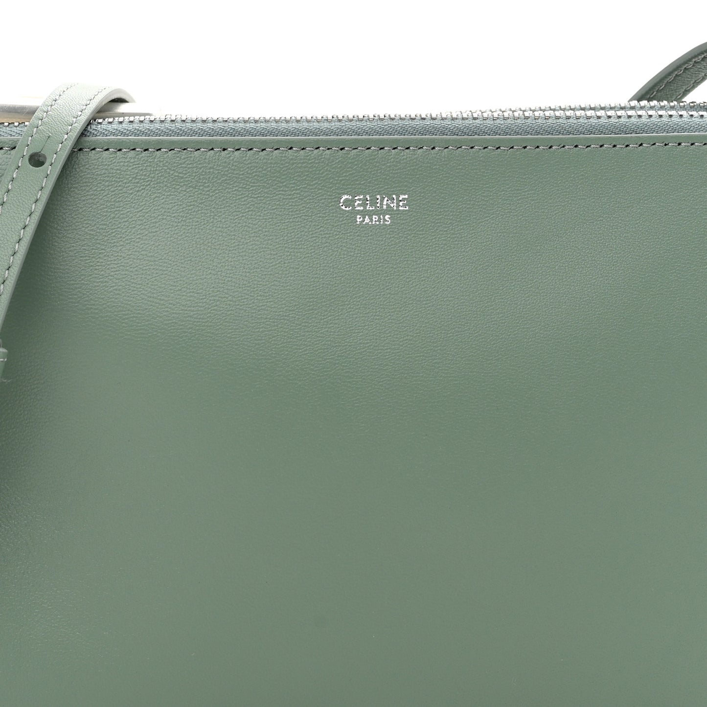 Lambskin Small Trio Crossbody Bag Celadon