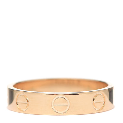 Cartier 18K Yellow Gold 3.5mm LOVE Wedding Band Ring 48 4.5 3 of 4