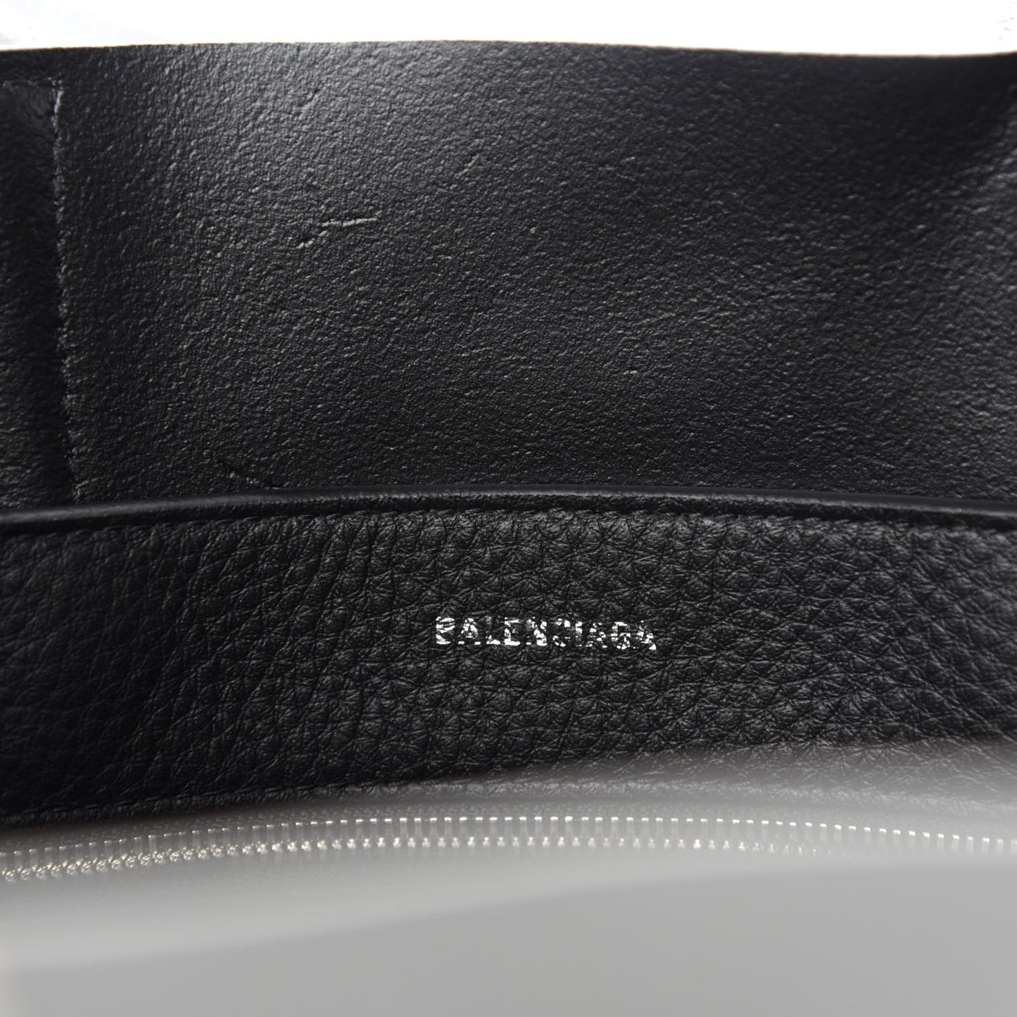 Calfskin XS Everyday Tote Balenciaga Grey Black