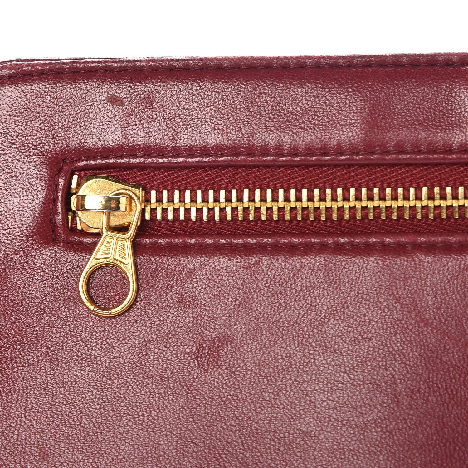 Chanel Lambskin CC Wristlet Red 9 of 11