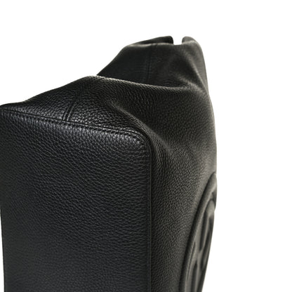 Gucci Pebbled Calfskin Large Soho Hobo Black 14 of 18