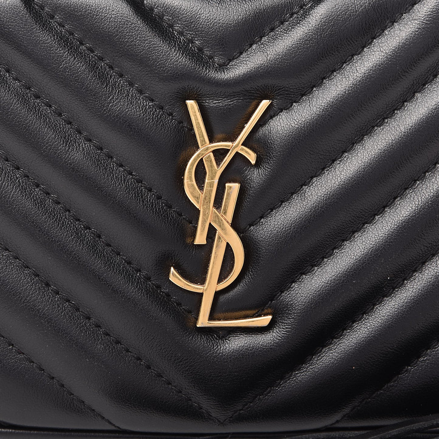 Calfskin Matelasse Monogram Lou Belt Bag Black