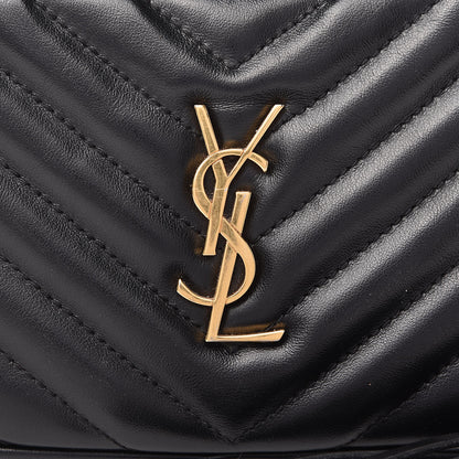 Saint Laurent Calfskin Matelasse Monogram Lou Belt Bag Black 10 of 10