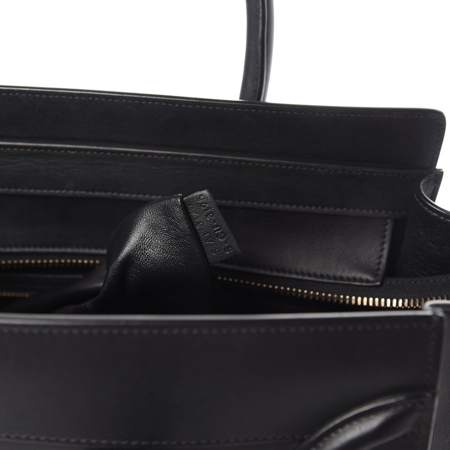 Smooth Calfskin Mini Luggage Black