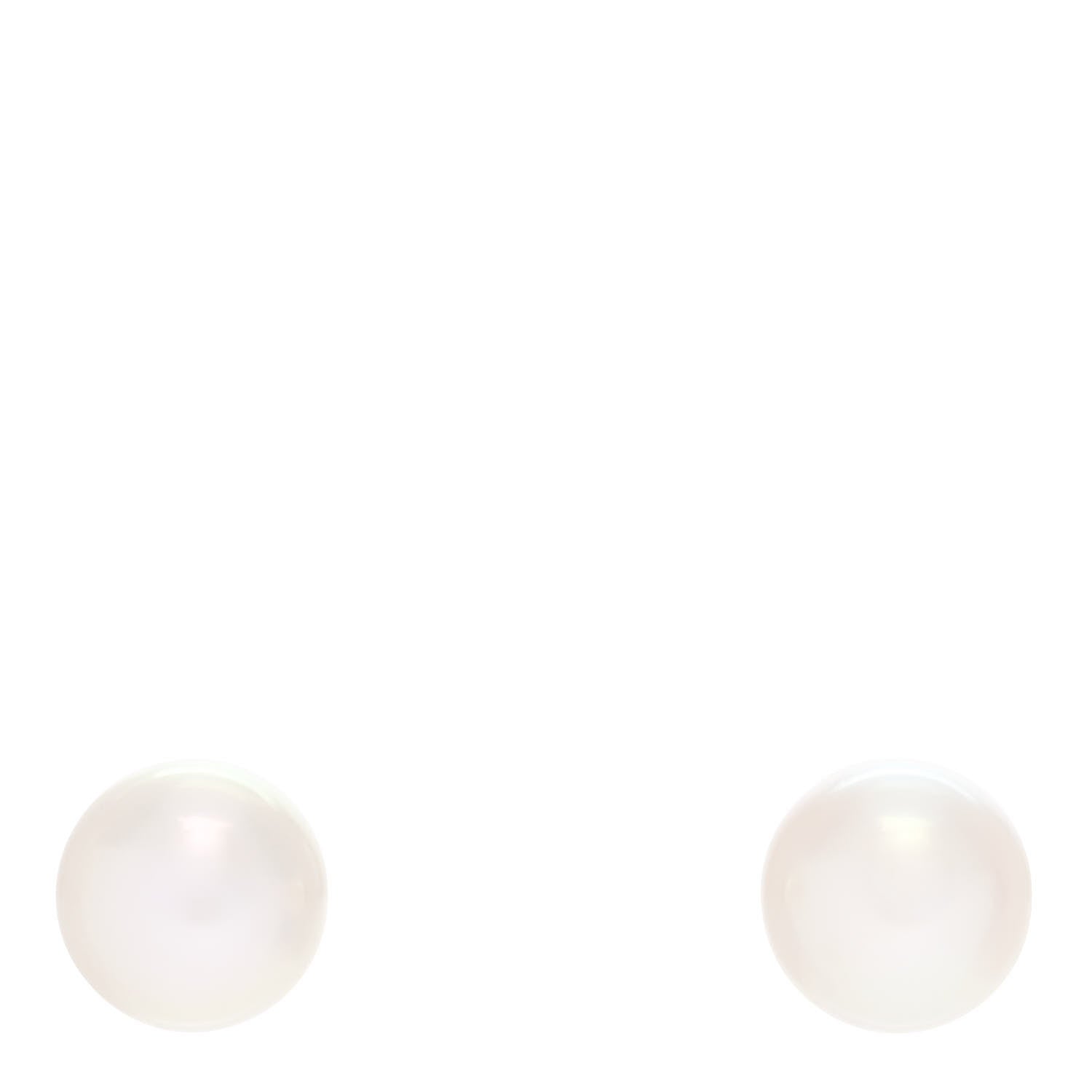 Mikimoto 18K White Gold Akoya Pearl 7.5-8mm Stud Earrings 1 of 5
