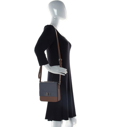 Prada City Calf Bi-Color Crossbody Bag Cannella Marmo 3 of 11