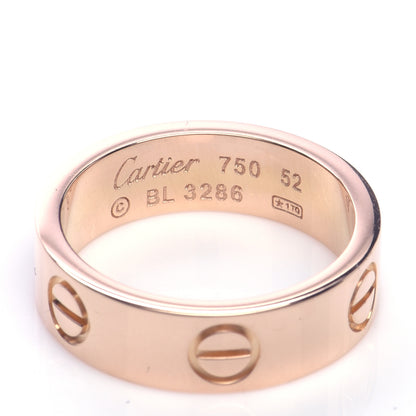 Cartier 18K Pink Gold 5.5mm LOVE Ring 52 6 4 of 4