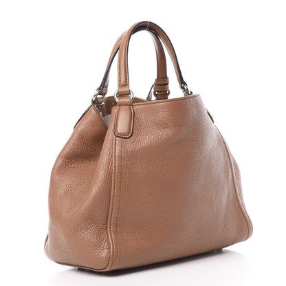 Gucci Pebbled Calfskin Small Soho Shoulder Bag Dusty Blush 3 of 17