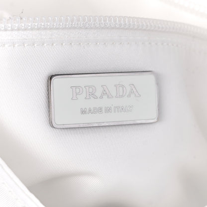 Prada Re-Nylon Vitello Padded Small Flap Shoulder Bag White 6 of 12