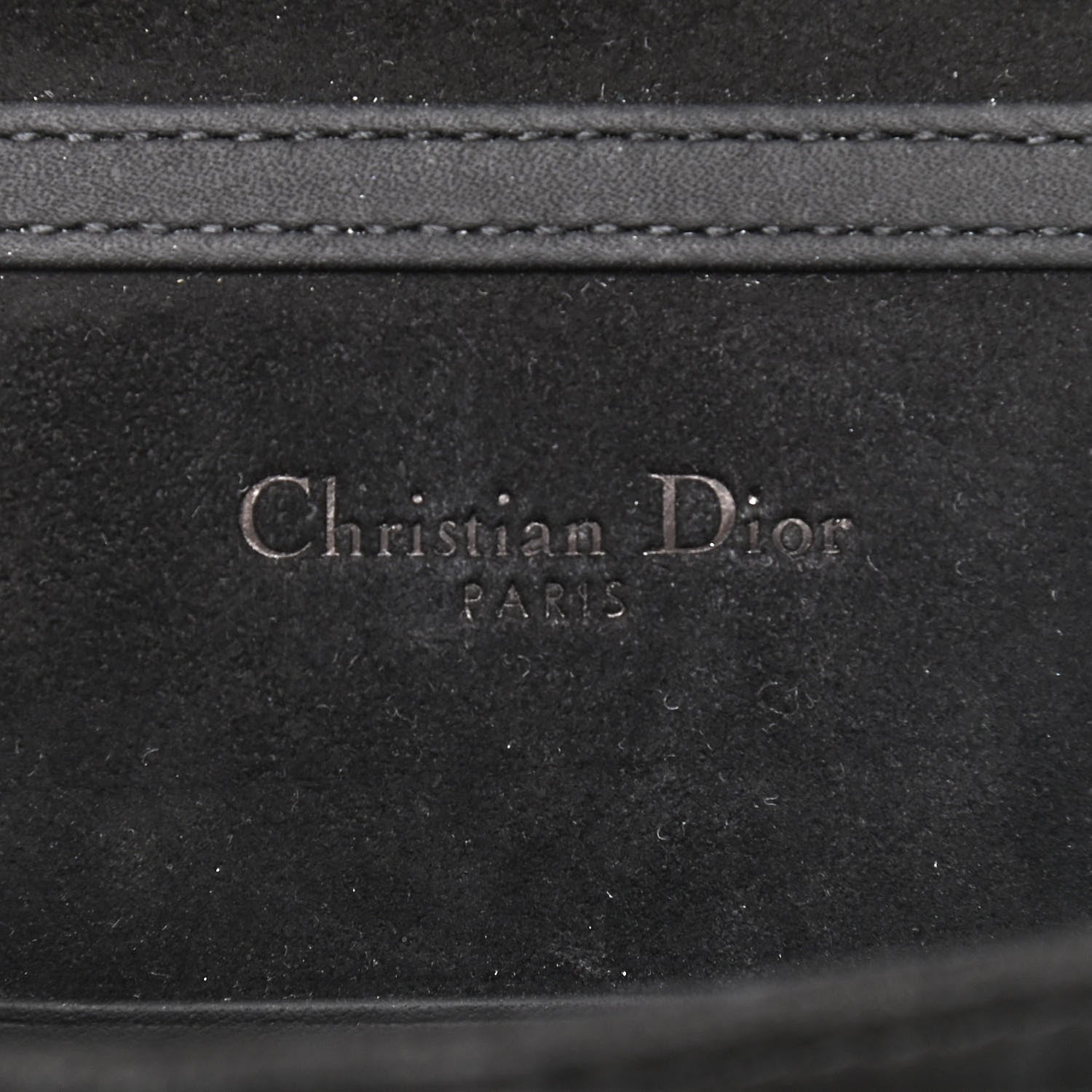Christian Dior Ultra Matte Calfskin Studded Vertical Diorama Black 6 of 9