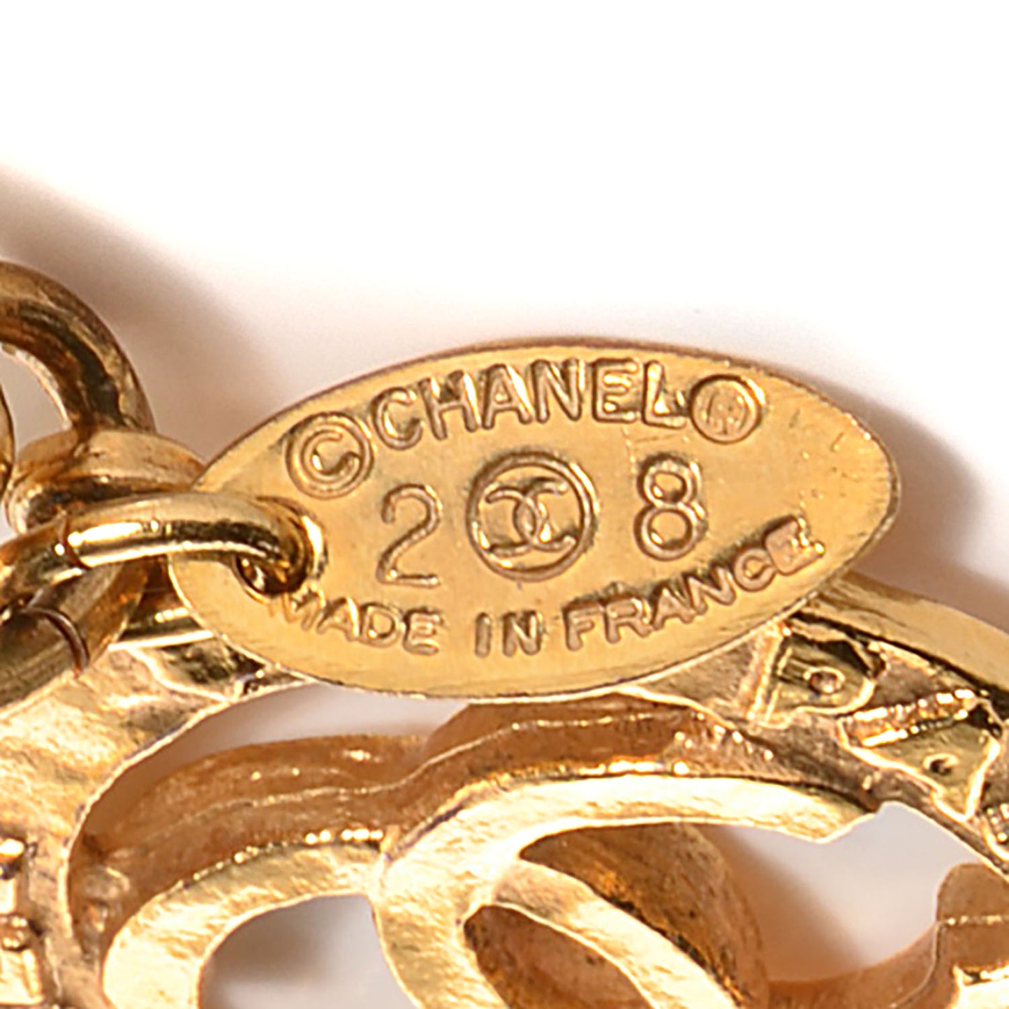 CC Coin Chain Belt Gold