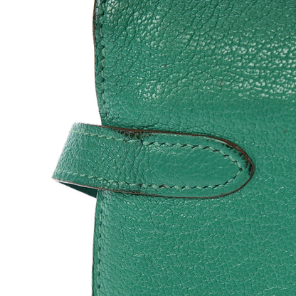 Hermes Chevre Mysore Kelly Longue Wallet Menthe 15 of 24