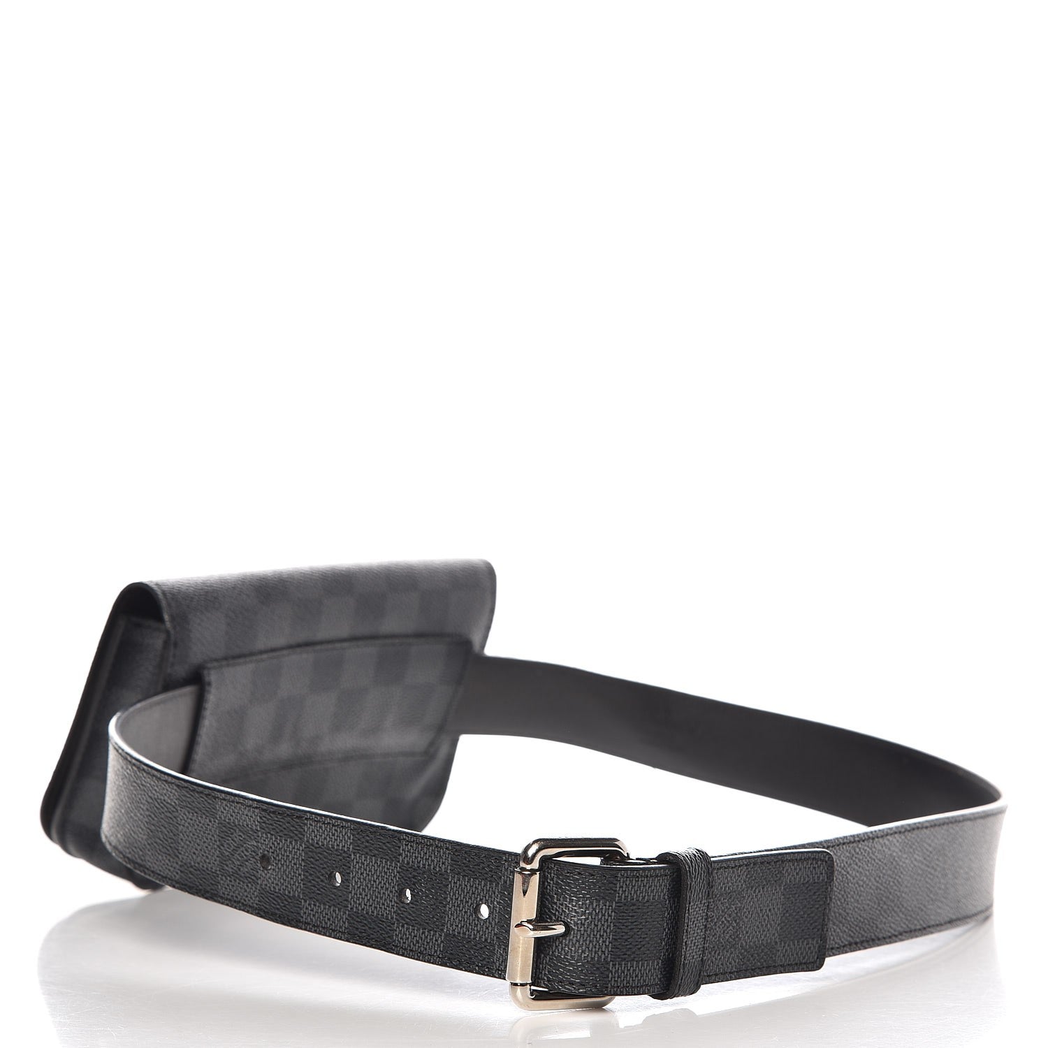 Louis Vuitton Damier Graphite Pouch Belt 90 36 3 of 11