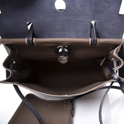 Hermes Vache Hunter Toile Herbag Zip 31 PM Etoupe Ebene 5 of 13