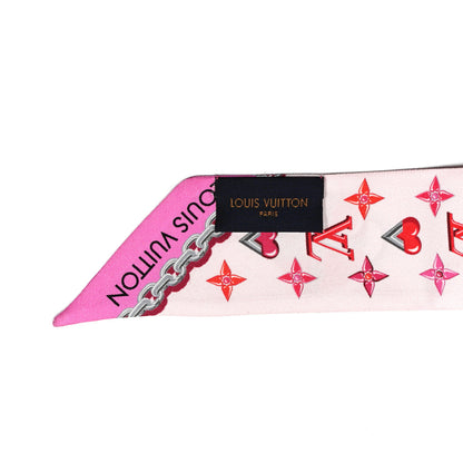Louis Vuitton Silk Lucky Monogram BB Bandeau Rose Pop 3 of 3