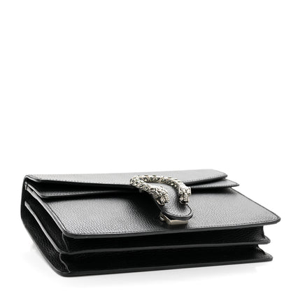 Gucci Pebbled Calfskin Small Dionysus Shoulder Bag Black 4 of 13