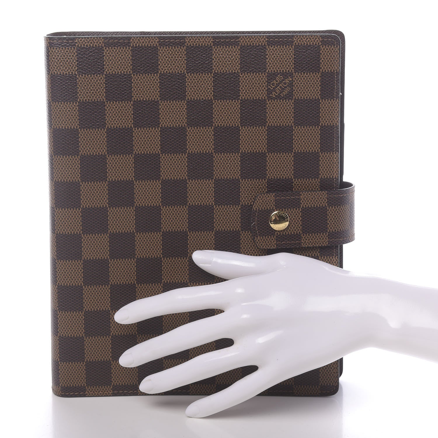 Louis Vuitton Damier Ebene Large Ring Agenda Cover 2 of 6