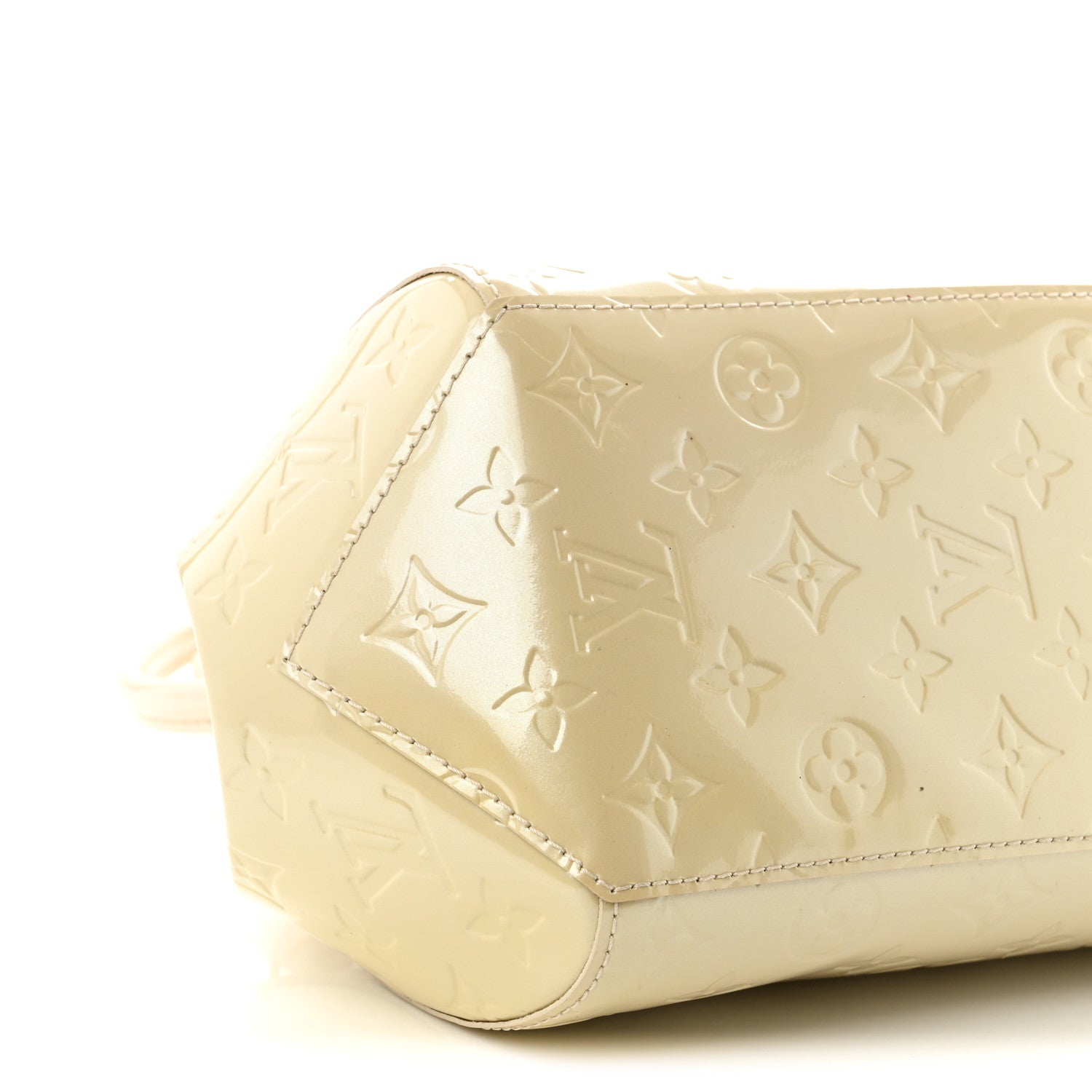 Louis Vuitton Vernis Sherwood PM Blanc Corail 9 of 11